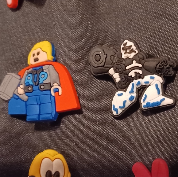 Croc Thor/Superhero jibitz shoe charm bundle - Picture 1 of 1